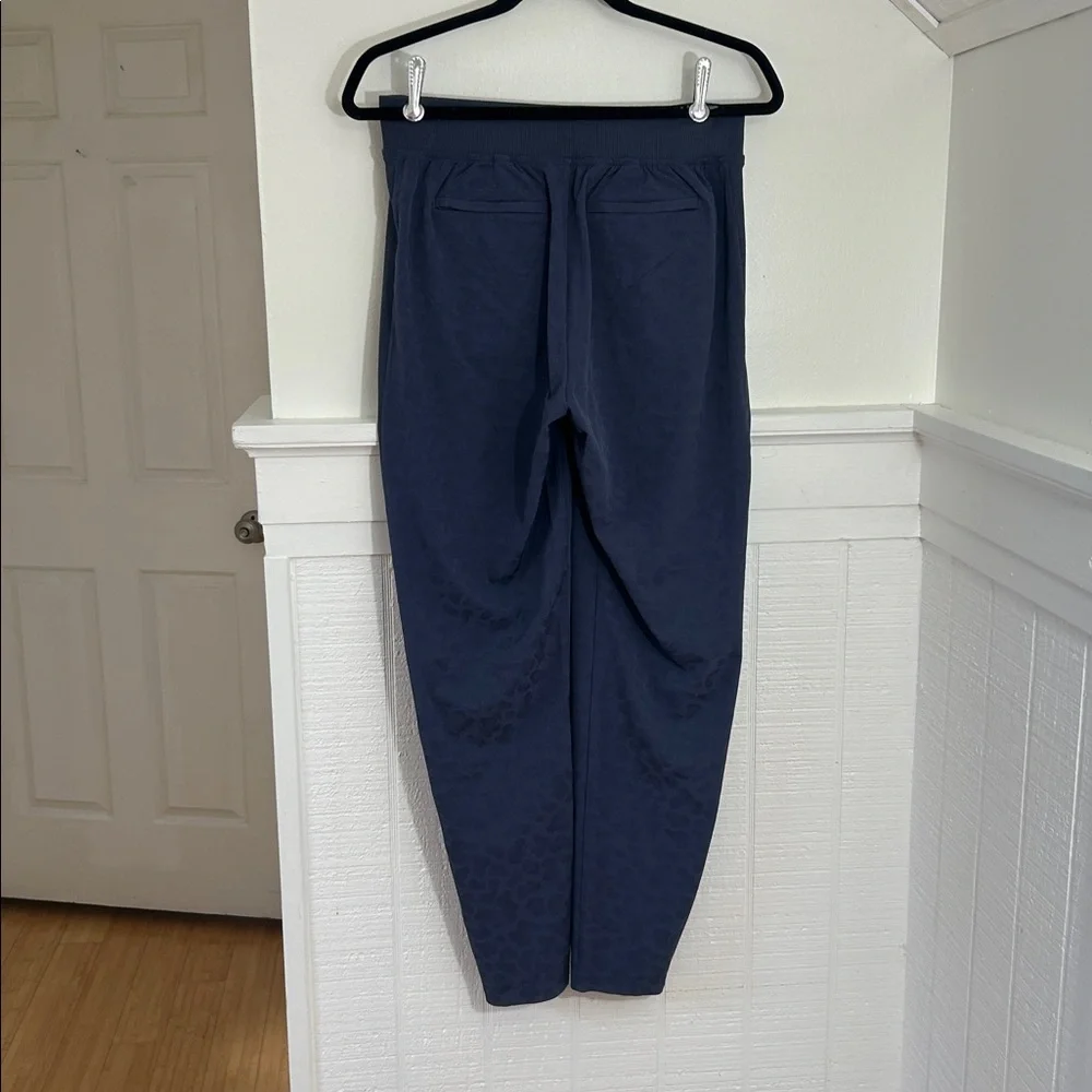 Athleta Brooklyn Textured Ankle Pants Blue size 2- also selling matching jacket - Picture 3 of 8